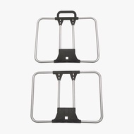 Litepro Folding Bike Schoolbag Rack Row Frame For Brompton 3 Sixty Bicycle Front Shelf Food Basket S-bag Backpack Rack Cycling Parts