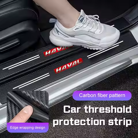 Car Door Sill Sticker Threshold Film Dust Pad Accessories for Haval Jolion H6 F7 F7X H2 H9 H3 H5 H1 