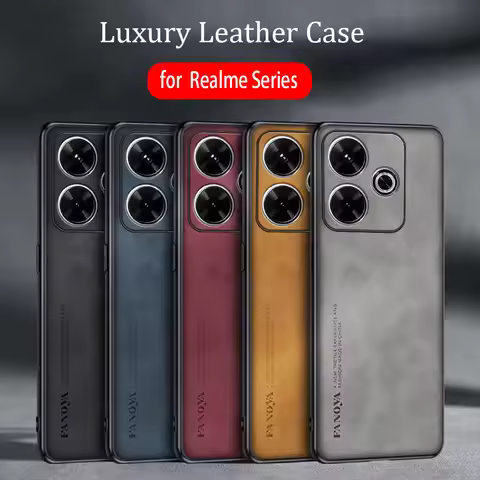 For Oppo Realme Note 50 Gt Neo 6 2 5 Pro Se C55 C53 5g Luxury Sheepskin Leather Case Realme Note50 N
