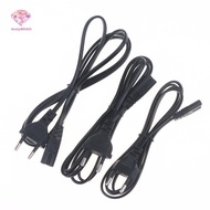 BTYB> 1/3/5Pcs 2 Prong Extension Cord EU Power Cable C7 Figure 8 Euro Power Cord For TV Monitor Powe