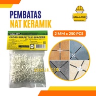 Cross Shape Tile Spacers 2 MM Sellery 250 PCS