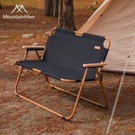 Mountainhiker Mountain Customer outside Portable Foldable Aluminum Alloy a Double Chair Travel Self-Driving Two People