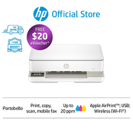  HP ENVY 6020e / 6130e / 6020 All-in-One Color Inkjet Printer - Print - Copy - Scan - Photo - ADF - 