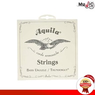 สายเบสอูคูเลเล่ Aquila 68U Bass Ukulele Strings Thundergut GDAE Tuning Stability [Set of 4] White