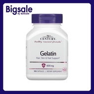 21st Century Gelatin 600 mg 100 Capsules