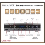 DYNAMAX DX102 120W Professional Digital Home Karaoke Amplifier with Bluetooth, USB, SD, Optical inpu