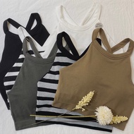 ** 32wardrobe-Shaved Shoulder Cup Vest 18810 j