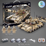 Technic Intellectual Development Assembly Toy Remote Control Tank Model Rc Tank T90 C61003 With 1722