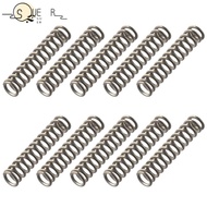 SUEREN 10Pcs Spring Steel Coil, 1mm Wire Size 6mm OD Telescopic Spring, Kit Stainless Steel Extended
