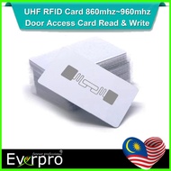 UHF RFID Card 860mhz~960mhz Door Access Card Read & Write Rewriteable