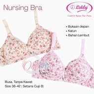 LIDILY Bra LYDYLY DD 730 Underwire Nursing Bra, Thin Foam, size 38-42, Comfortable to Wear All Day