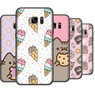 Pusheen Cat cool soft phone case for Samsung S6 S7 Edge for Samsung S8 S9 S10E Plus