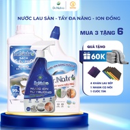 Dr Natro combo [Tẩy đa năng ion từ trường] [Nước lau sàn] [ion đồng] vệ sinh nhà cửa - em3natro