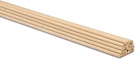 Dowel Rods Wood Sticks Wooden Dowel Rods 3/16 x 36 Inch Unfinished Hardwood Sticks for Crafts and DI