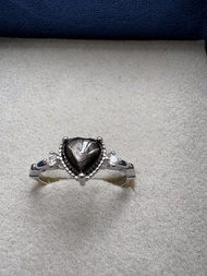 金運石S925 純銀心形戒指 Hypersthene S925 silver ring, rings,bracelet,bracelets,earring,earrings,pendant,penda