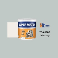 สีขาว TOA 8260 Mercury ทุกรุ่น สีทาบ้าน ขนาด 3.7ลิตร สีทาภายใน สีทาภายนอก สีไร้กลิ่น สียอดนิยม สีน้ำ