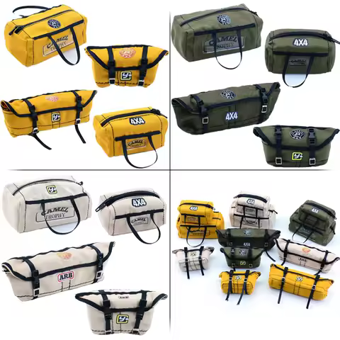 RC Crawler Car Simulation Car Roof Travel Bag Rain Pack for 1/10 1/18 1/24 TRX4 Axial SCX24 RC4WD TR