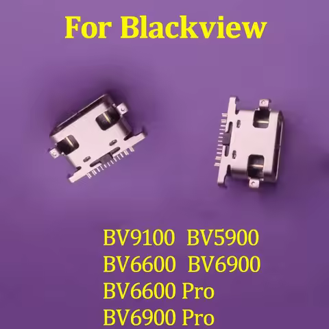 2-100Pcs Port Plug Connector For Blackview BV6900 Pro /BV9100 BV5900 BV6600 BV6900 /BV6600 Pro Type 