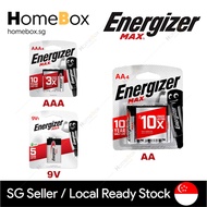 🪫 ENERGIZER 🇸🇬 AA/AAA/9V MAX BATTERY | Alkaline Batteries [Homebox]