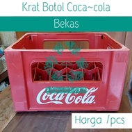 USED Coca cola BOTTLE CRATE