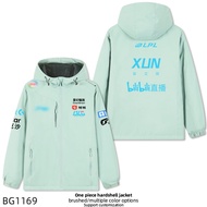 Áo Khoác Gió BLG S14 Lót Lông Cừu Tay Trái ELK LPL World League of Legends Mùa Thu 2024 Áo Khoác Ngo