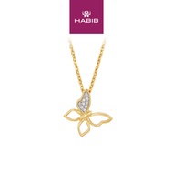 HABIB Diamond Necklace in 375/9K Gold 561170125