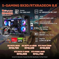 # DOTATECH S-GAMING 9X3D/RTXRADEON 8.6 - CUSTOM PC GAMING PACKAGE #  R7 9800X3D + GPU Option(s)
