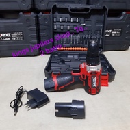 DEKWE SET or BATRE CHARGER MESIN aja bor 12volt cordless corless cas