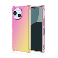 For Sharp Aquos Sense 9 8 Gradient Soft TPU Anti-Drop Transparent Mobile Phone Case