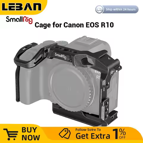 SmallRig Cage R7 R10 “Black Mamba” DSLR Camera Cage for Canon EOS R7 Full Cage 4003 for EOS R10 Cage