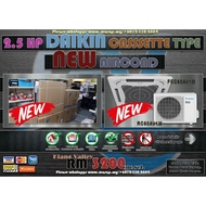 Daikin 2.5HP (New) Cassette Type Aircond / Not Included Installation