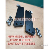 Polytron Fox R Fox S Foot Step Free L Key with Stainless Steel Bolts and Nuts