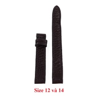 Dây đồng hồ da bò nhiều size màu nâu đen HK8112-26-40