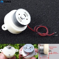 <YF>Small DC Gear Motor 3-9V Mini Worm Gear Motor Low Speed 21RPM DIY Wired Durable