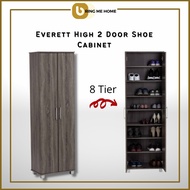 BMH EVERETT 2 Door Shoe Cabinet Shoe Rack Cabinet Shoe Organizer Almari Kasut Tinggi Rak Kasut Tinggi Kabinet Kasut 鞋橱