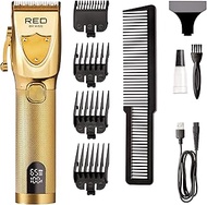 Red by Kiss Cordless Hair Clippers, Hair Trimmer for Professional Haircut, Grooming Kit for Men Ultr