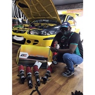 🔥BOLEH SERVICE🔥Proton Wira/Waja/Persona 07~15/Satria/Gen2 DII Adjustable Absorber Suspension Set Hi 