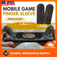1 Pair Gaming Phone Finger Sleeve Phone Gloves Finger Sleeve Gaming Pubg Mobile Sarung Tangan Gaming