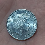 uang koin Australia 10 cent 2016