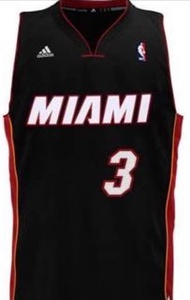 (絕版)Adidas Miami Heat Dwyane Wade Swingman Jersey NBA Basketball 籃球球衣/波衫