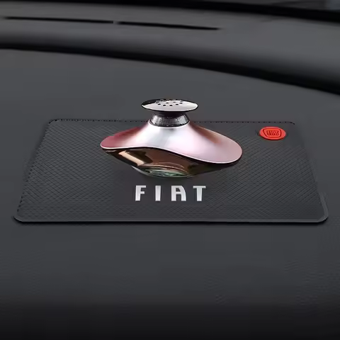 Fiat Logo Car Dashboard Anti-Slip Pad for Fiat Abarth 500e Tipo 500 500x Panda Punto 500L bravo Cron