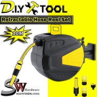 SW Hardware Auto Rewind Retractable Hose Reel Set C/with 10M Hose