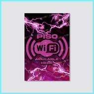 ◢ ✭ ◠ Piso Wifi Tarpaulin Business Signage Laminated Board