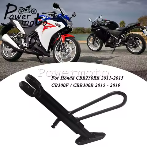 For Honda CB300F CBR300R CBR250RR Motorcycle Adjustable Kick Stand Aluminum Side Stands Parking Rack