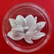 Sterling Silver 999 Silver Leaf Tea Pet Tea Boiled Water Pure Silver Lotus Silver Arowana Tea Ceremo