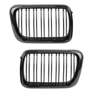 Almencla อะไหล่กระจังไตด้านหน้า3ชิ้น51138195152/51138195151ติดตั้งง่ายอุปกรณ์ตกแต่งรถยนต์เปลี่ยน E36