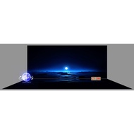 3d painting. stickers for aquariums, arowana fish tanks (back painting)