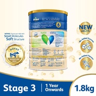 [Bundle of 3] Friso Gold 3 Growing Up Milk with 2'-FL 1.8kg for Toddler 1+ years Milk Powder