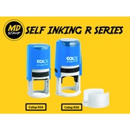 Rubber Stamp COLOP Printer Round Self-Inking Stamp R24 R30
