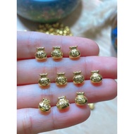 Money bag Charm size 8 mm mm mm - Genuine 10 Kara gold - sturdy - Fortune 1 KJ